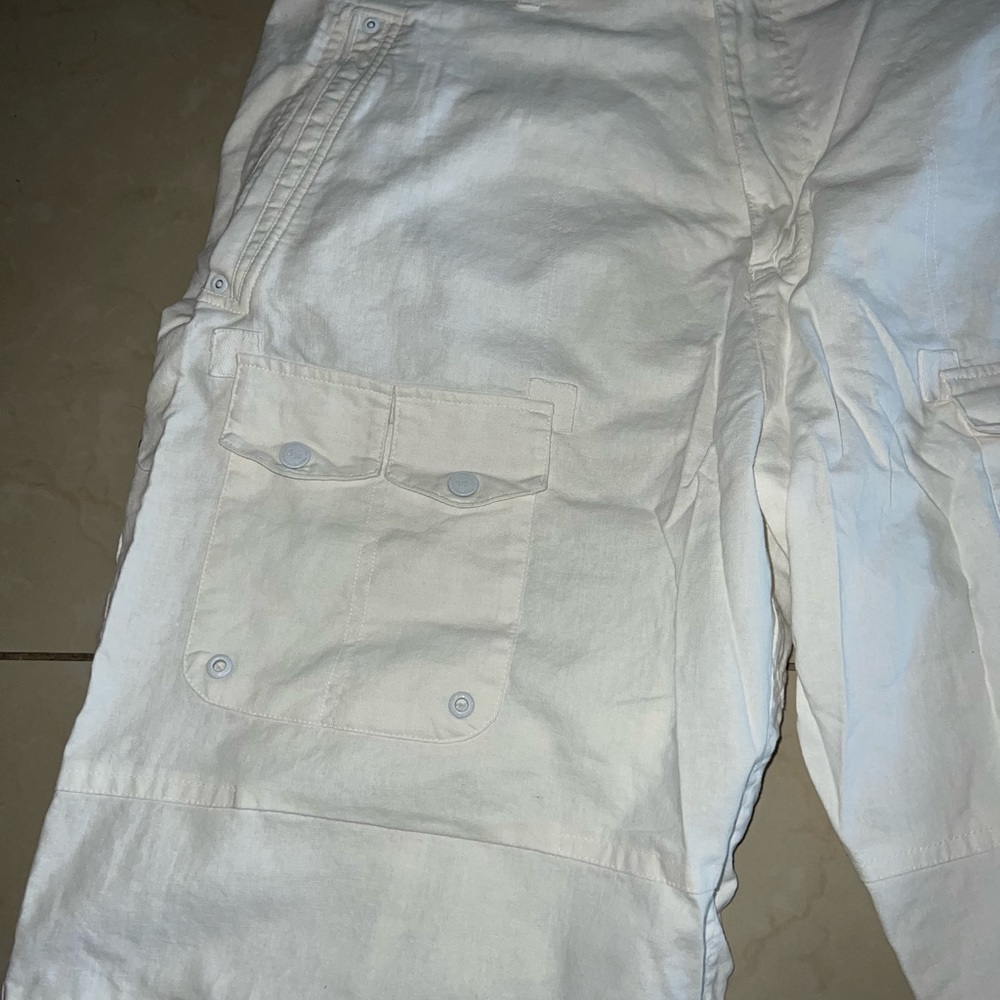 Live Mechanics Linen Shorts View 2